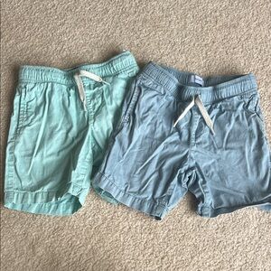 Old Navy bundle Mint and Light Blue Drawstring Cotton Shorts - 2 Pack
